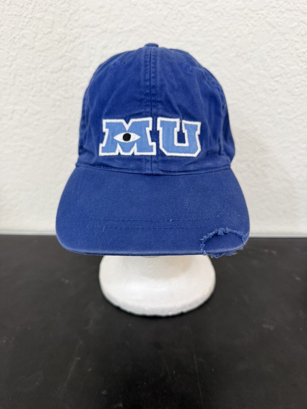 Disney Parks Monsters University MU Adult Blue Baseball Cap Hat